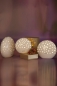 Preview: Dekolicht Mendini LED oval creme weiß 19 cm Tiziano