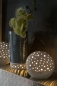 Preview: Dekolicht Mendini LED oval creme weiß 19 cm Tiziano