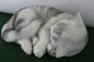 Preview: Große schlafende Katze Dekokatzen Dekofigur Garten Haus Balkon Terrasse Tierfigur Mieze