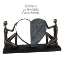 Skulptur "Affair of the Heart" Poly 21 cm